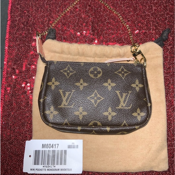 AUTHENTIC Louis Vuitton Limited Edition Mini Pochette Monogram Inventeur - Picture 12 of 13